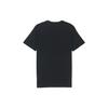 PUMA T Shirts Men's Black Crew Neck Moderate Straight Fit (Unisex) T-Shirts 656578 03