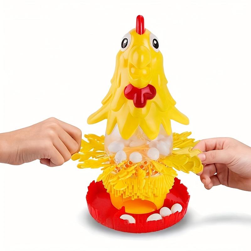 Игра "Падающая курица", Веселая игра для семейной вечеринки, Цветная игрушка-курица, Подходит для детей и взрослых