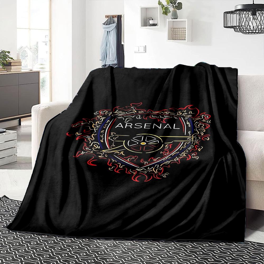 Arsenal Players Celebration Blankets Flannel Printed Breathable Warm Throw Blanket for Home Office Bedspreads 0708a30