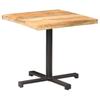 Bistro Table Square 80 x 80 x 75 cm Rough Mango Wood