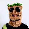 New Product Treant Mask Hat Handknitted Cute Funny Groot Autumn and Winter Warm Mask Hood Hat