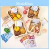 Boxed Simulation Wooden Fruit Bread Sea Food Vegetables Children Toys Set