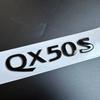 1pcs 3D ABS for Infiniti Car Emblem Rear Trunk Decals Badge Sticker Decal QX50S QX60S QX70S QX70 Accessories W2
