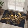 Футбольный дизайн Leeds United Хрустальный бархатный ковер Уютный Не?Нескользящий ковер с принтом для спальни, гостиной, прихожей