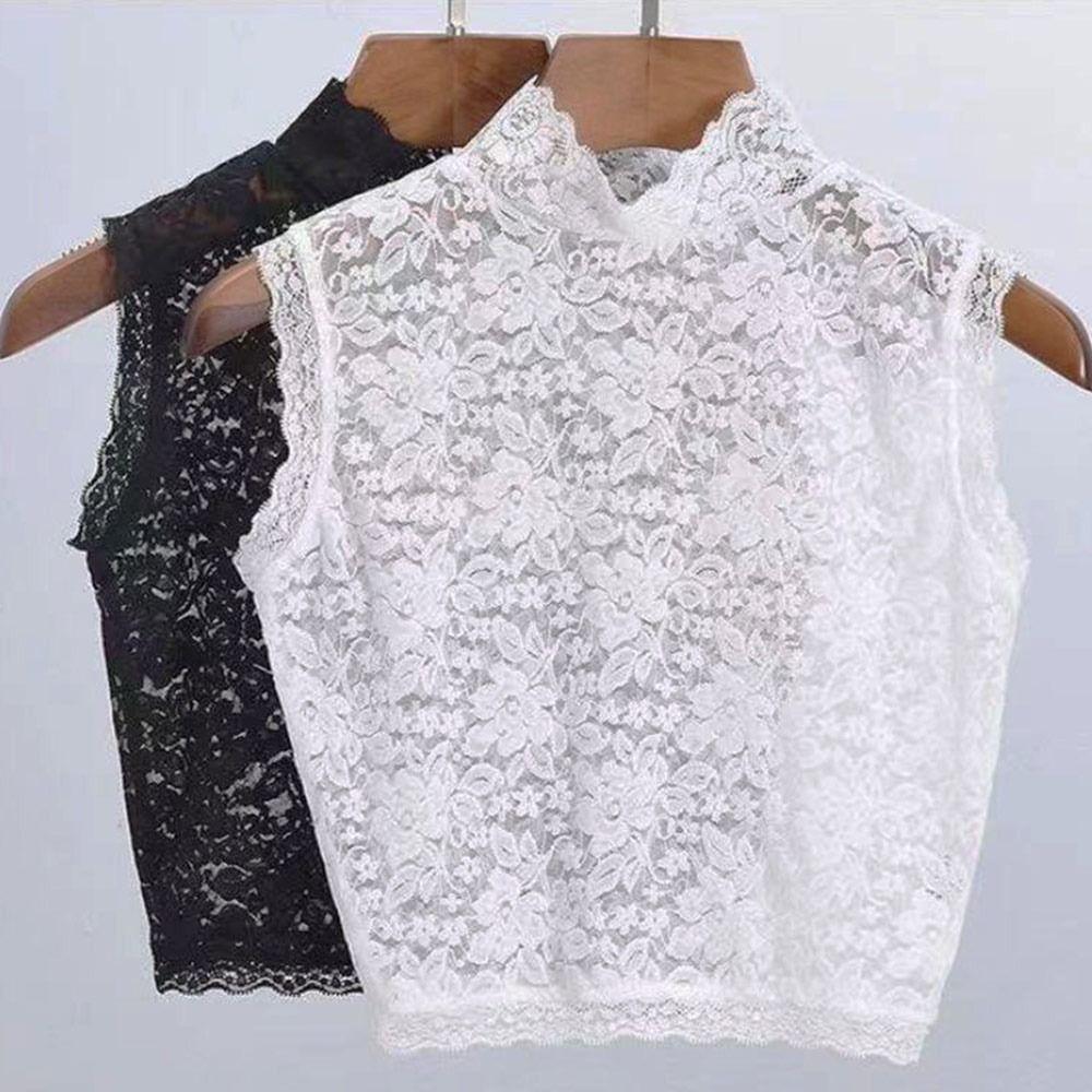Vintage Lace Floral Detachable Blouse False Collar Sweater Decoration Collar Tie Fake Collar