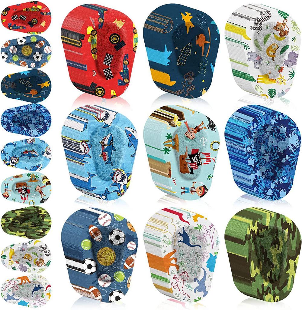 Детский окклюдер для лечения амблиопии - Дышащий, Полное покрытие, Мультяшный дизайн, Коррекция одного глаза при косоглазии