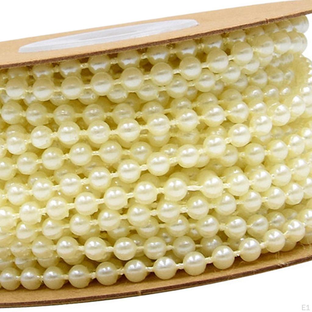 Цепочка из бисера, ювелирные изделия, свадебные поделки, длина 10 м, фурнитура для изготовления звеньев