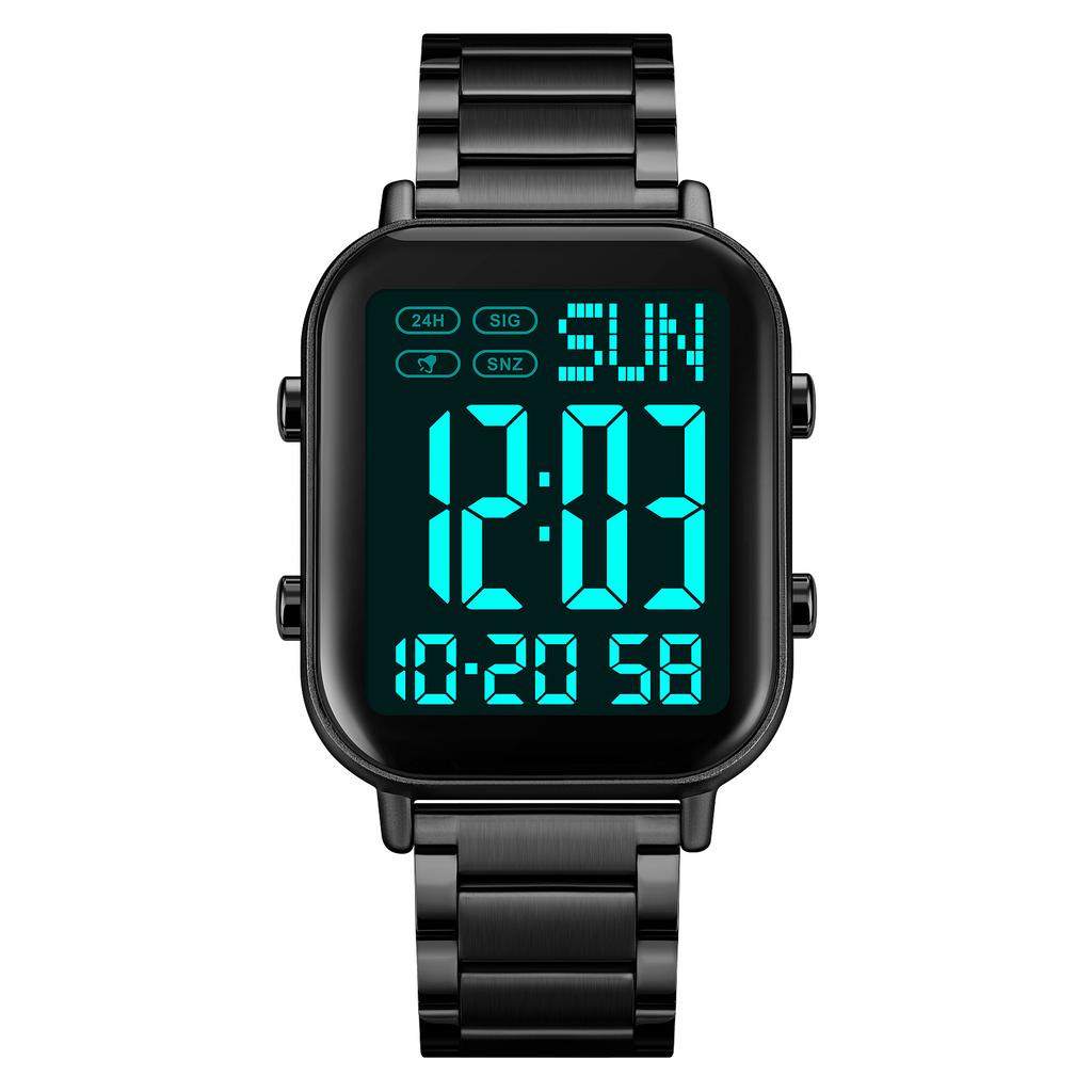 SKMEI Digital Watch for Men Women 30M Waterproof Wrist Watches with Backlight 1/100 Second
