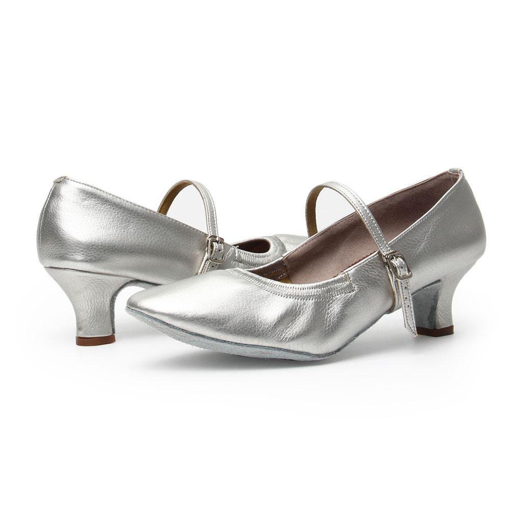 Женская обувь для современных танцев, обувь для бальных танцев на мягкой подошве с закрытым носком, средний каблук