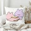 Cartoon AAsamimichan Cute Pillow Case Bedroom Sofa Living Room Backrest Decoration Square Cushion Nap Time