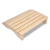 Wooden Sauna Headrest Sauna Backrest Hollow Smooth Wooden Back Bolster Anti-slip Professional Sauna Bathing Supplies Steam Room Accessories