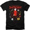 Chilling Adventures of Sabrina Circle Unisex Adult Heather T Shirt for Men and Women