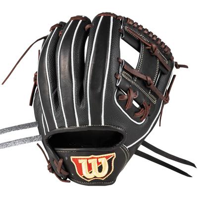 Бейсбольная перчатка Wilson Soft Baseball DUAL 86 Модель Черная SS W/S Инфилдерская