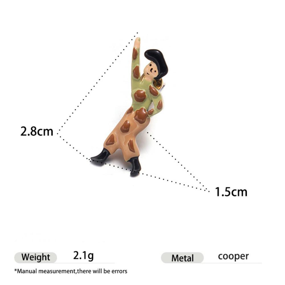 Y2k Cartoon Girls Earrings Zinc Zinc Alloy Cute Earring Elegant Enamel Stud Earrings Vacation