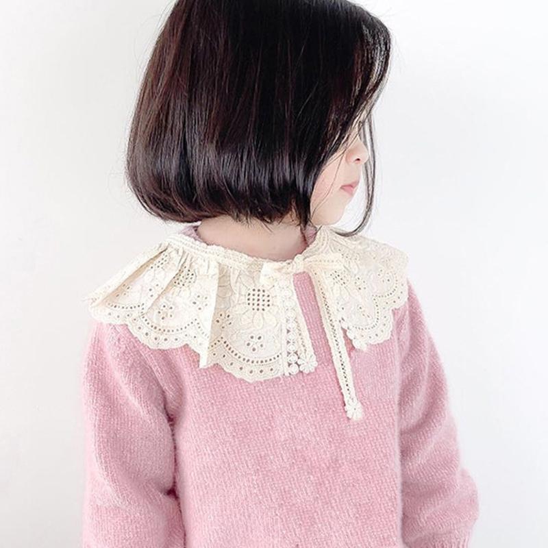 Съемный воротник Детский воротник с вышивкой Воротник-обманка Ложный воротник Кружевной воротник