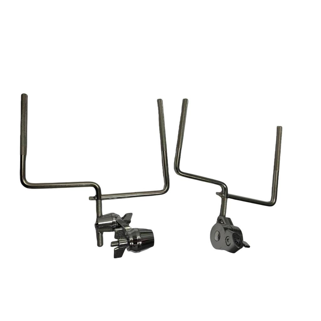 Universal Half-Quick Lock Rotating Cymbal Stand Extension with Angled Rod for Cowbell and Water Cymbal Mounting