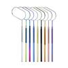 Quality Professional Handheld Stainless Steel Square Large Colorful Eyelash Lash Mirror