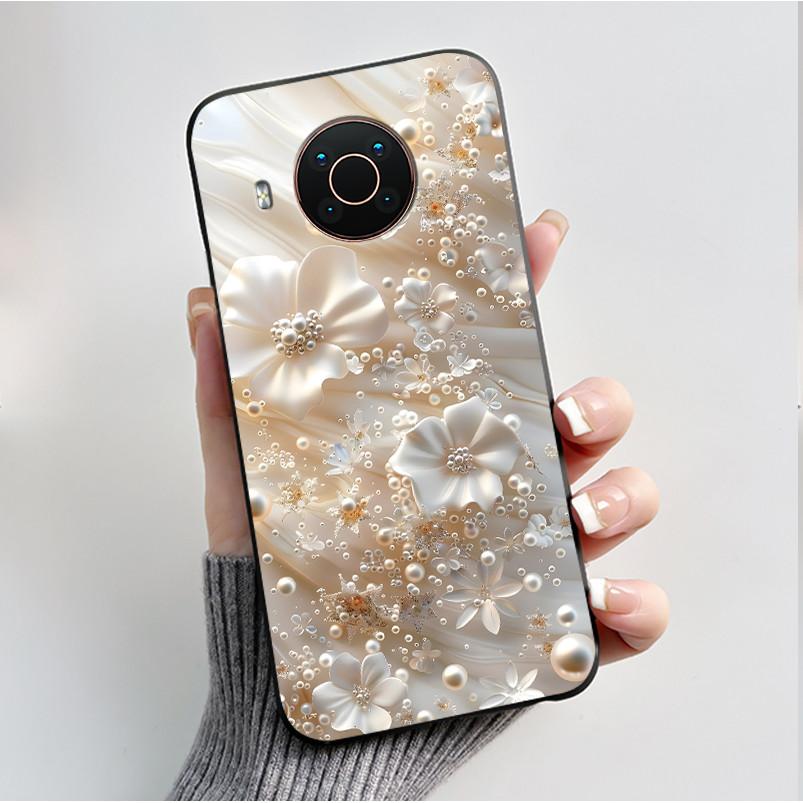 Печатный чехол для телефона Nokia X20/Nokia X10/Nokia X100/Nokia XR20 Capa Мягкий силиконовый черный корпус Чехол Милый Цветочный Мультяшный Корпус