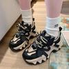 Модные женские осенние удобные кроссовки на платформе, разноцветные, на шнуровке, универсальные повседневные туфли для активного отдыха, дизайнерские спортивные туфли Vulcaniz