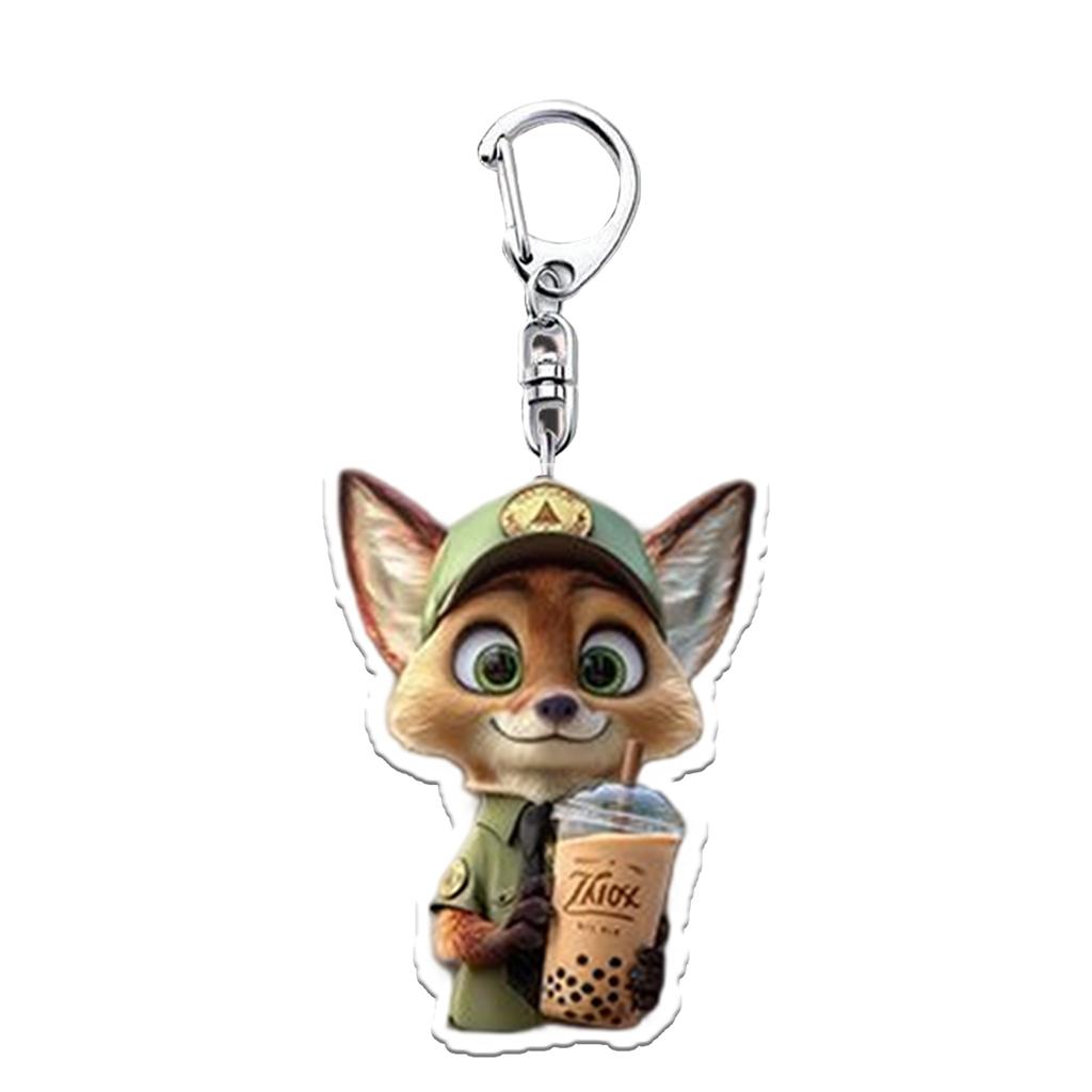 Набор из 1 аниме акрилового брелока двухсторонней подвески