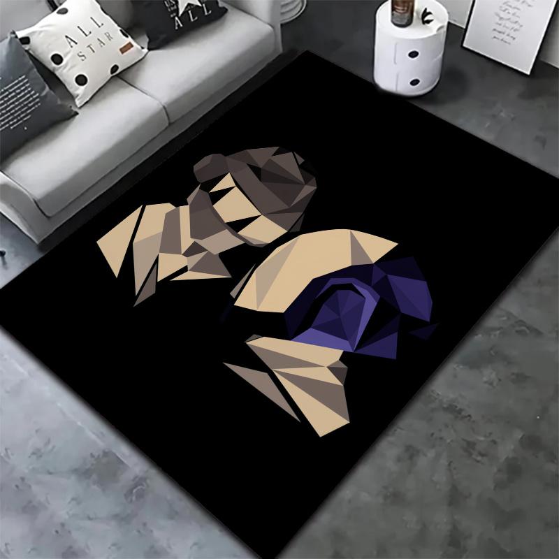 Daft Punk Carpet Rug for Living Room Bedroom Home Sofa Decoration,Kids play Nonslip Floor Mat