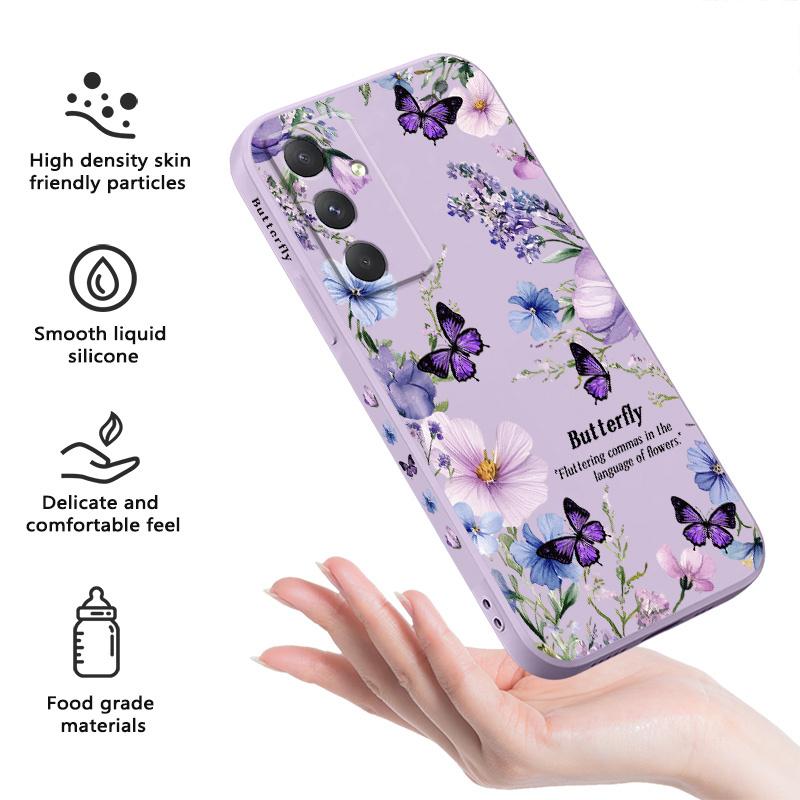 Butterfly Lovers Phone Case For Samsung Galaxy A17 A56 A36 A26 A16 A06 A55 A35 A25 A15 A05 A05S A54 A34 A24 A14 A04 A04E 4G 5G