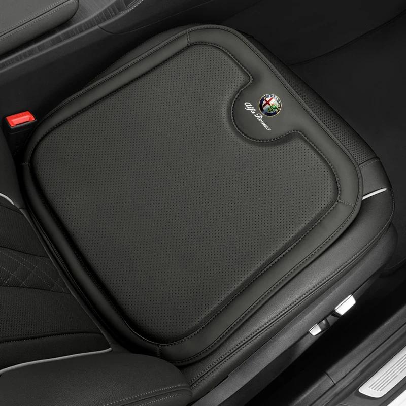 For Alfa Romeo 2026 Hot Sticker 1pc New Style Car Seat Cushion Cover Back Waist Protective For Alfa Romeo Giulia Stelvio Giuliet