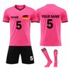Personalised Shirts Kit Mens Girls With Name Number Custom Football Jerseys For Boys Training Suit