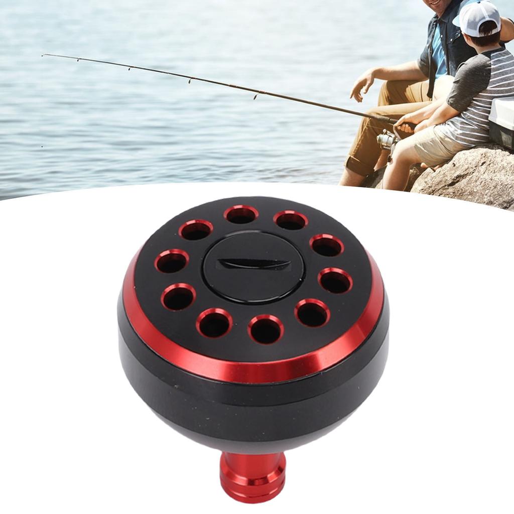 38 мм Рукоятка Power Knob Подходит для катушек S A D Рукоятка рыболовной катушки Алюминиевый сплав Эргономичная рукоятка Противоскользящая Модифицированный аксессуар для катушки для заброса Черный Красный