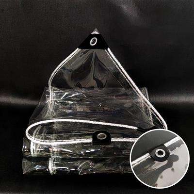 0,35 мм ПВХ Брезент Садовое Растение Сохранение Тепла Дождевой Чехол С Усиленным Отверстием Павильон Балкон Окно Ветрозащитный Прозрачный Брезент