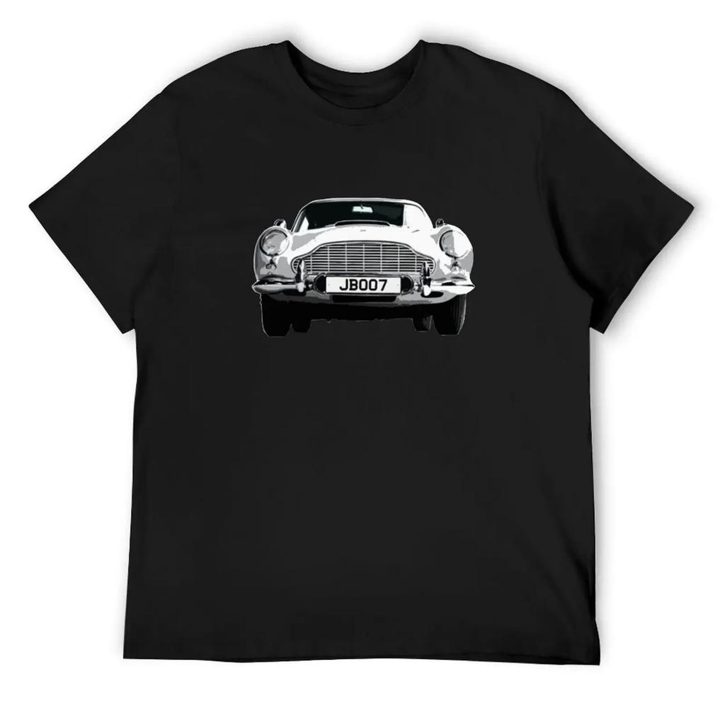 DB5 Серебристая футболка-блузка аниме большие размеры хлопок мужские футболки рубашки мужчины