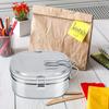 Двухслойный ланч-бокс из нержавеющей стали Bento Food Container Outdoor Travel Picnic