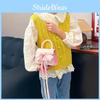 Childrens Mini Shoulder Bag Pu Fabric Trendy Cute Crossbody Purse For Daily Use
