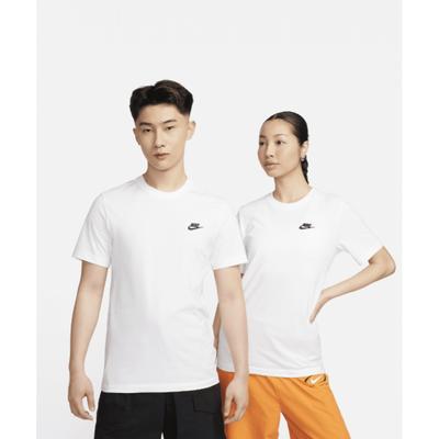 Nike Футболка Sportswear Club M белая черная AR4999 101