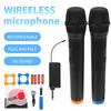 Abaodam Cordless Microphone, Handheld Microphone with Receiver, Rechargeable Microphone, Singer Microphone, 1 Set