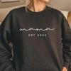 Mama Est 2023 Sweatshirt Mama Sweatshirt Valentine'S Day Shirt Mothers Day Gift Gift For Her Birthday Gift Women Fashion Hoodies