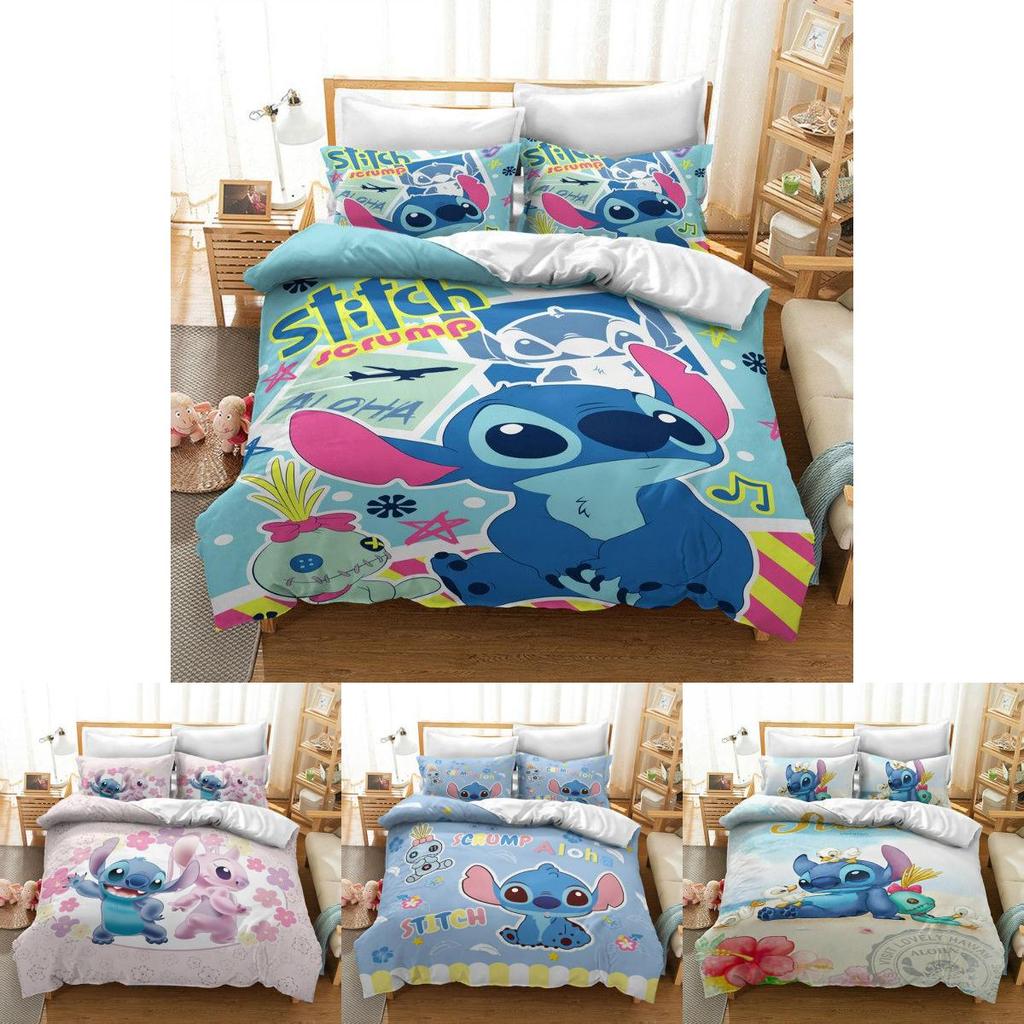 Cozy Lilo Stitch Bedding Set With Stylish Duvet Cover And Pillowcase Design