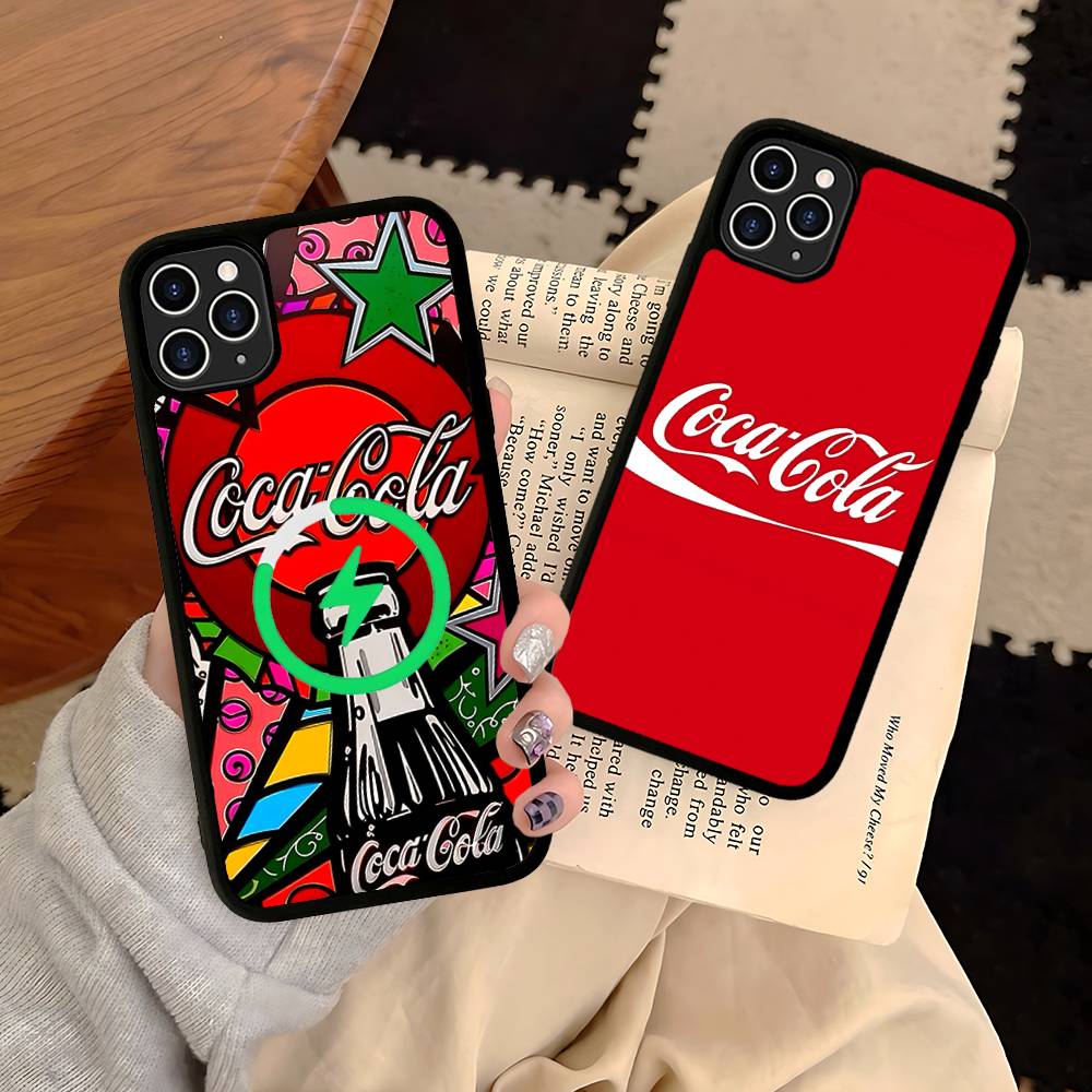 Coca-cola Vintage Phone Case For IPhone 13 14 15 11 12 16 17 Pro Max Plus For Magsafe Magnetic Shell