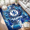 Custom Name Personalized Football Print Carpet, Versatile Home Decor Rug, for Playroom, Apartment, Balcony, Entryway, Hallway Gift
