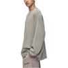 Fear of God Essentials Фирменная футболка с длинным рукавом 90-х Выцветшая Печать Унисекс Топы Серый 125SP264342F