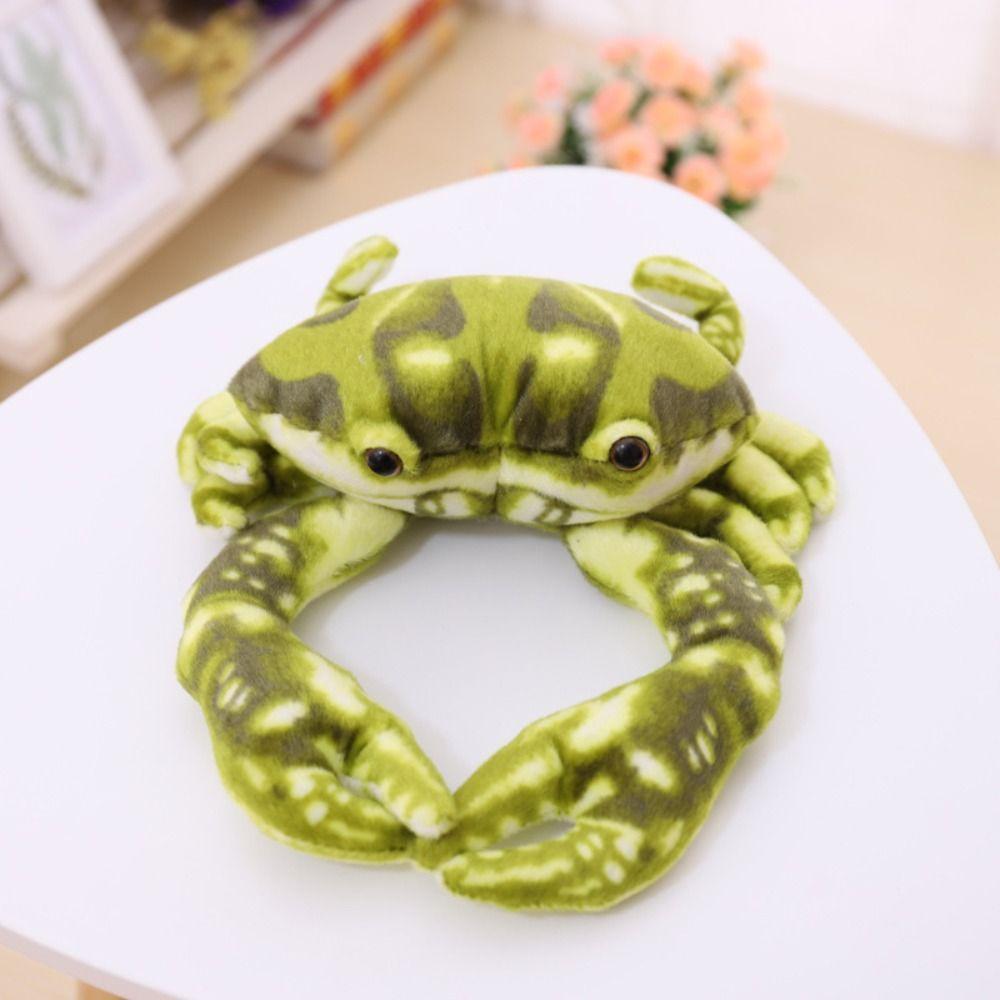 Имитационный Краб Краб Мягкая Плюшевая Кукла Пушистый Краб Мягкая Игрушка Кукла Дети Девочки Мальчики