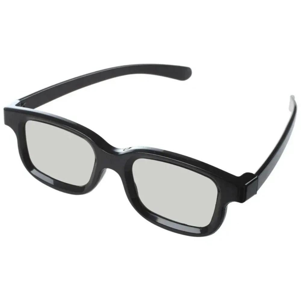 1Pc 3D Glasses Circular Polarized Passive 3D Stereo Glasses Black for LG Cinema 3D TV's