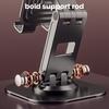 Aluminum Alloy Phone Holder 360 Rotatable Non-slip Foldable Heavy Duty Desktop Tablet Mobile Phone Stand Phone Accessories