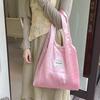 Luxury Simple Shoulder Bag Elegant Underarm Shopping Bag Fashion Design Satin Silk Tote Bag  Casual