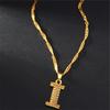 26 Букв Позолоченная Подвеска Ожерелье Аксессуары Ожерелье с Инициалом для Женщин Изящная Золотая Подвеска с Буквами от A до Z