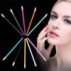 50-Pack Disposable Portable Lip Brushes - Hollow Design Cotton Swabs for Lipstick & Makeup Application