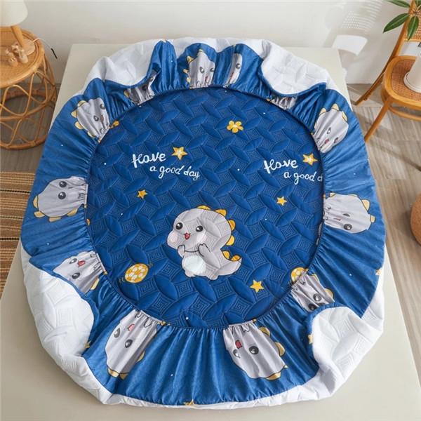 Хлопковая толстая стеганая простыня на подкладке, антибактериальный Нескользящий наматрасник, зимний теплый утепленный простынь, наматрасник, топпер без наволочек