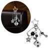 Practical Unique Star Black Eight Keychain With Dices Designs Accessory for Trendy Adults and Game Enthusiasts