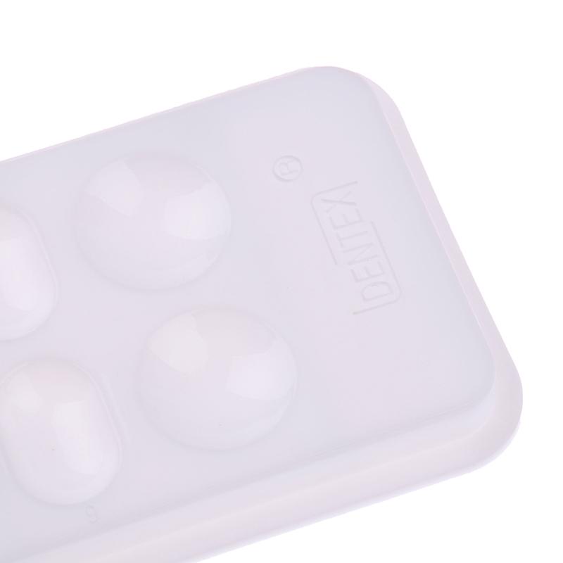 1 шт., увлажняющая пластина для смешивания и полива стоматологической смолы с крышкой, палитра с 8 слотами