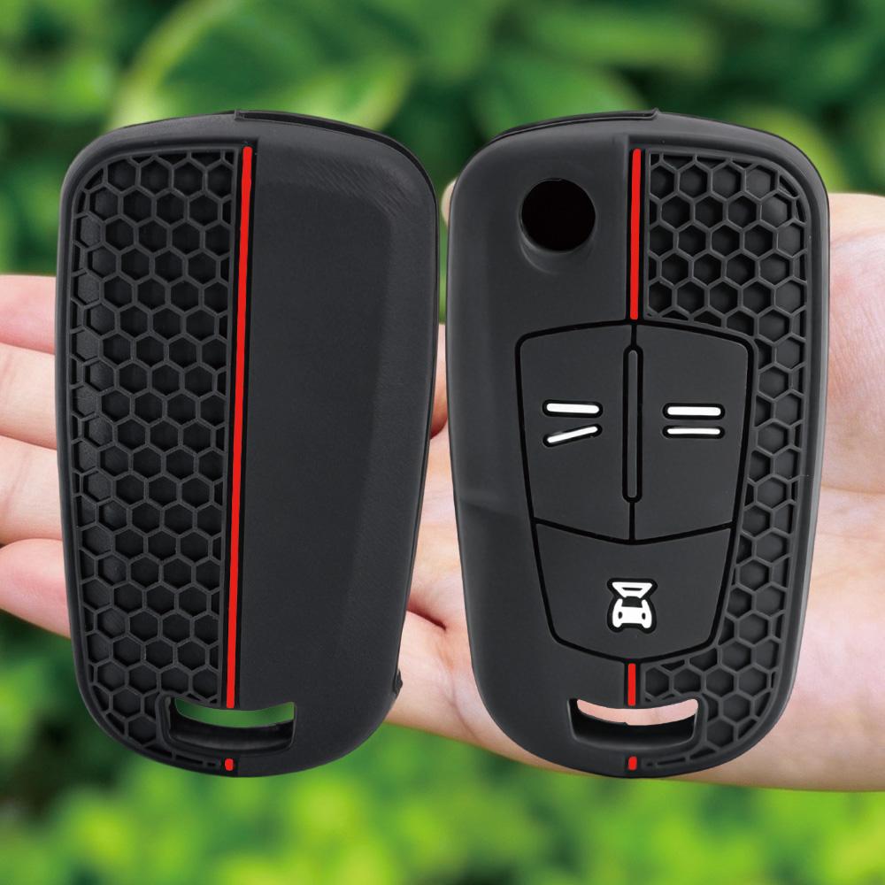 Silicone Car Remote Key Case Cover Shell Fob for Opel Vauxhall Astra H Corsa D Vectra C Zafira Astra Vectra Signum 2/3 BNT